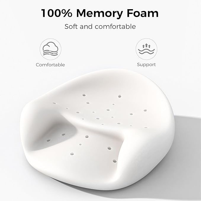 Meditation Cushion & Floor Pillow Seat - No More Numb Legs Comfortable Memory Foam Sitting for Adult, idea for Reading, Yoga. - Bloomnest