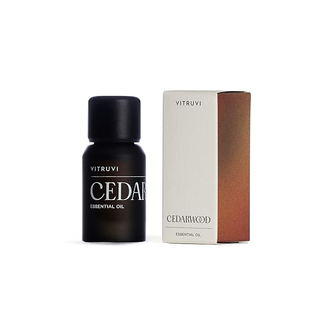 Vitruvi Cedarwood, 100% Pure Premium Essential Oil (0.3 fl.oz) vitruvi