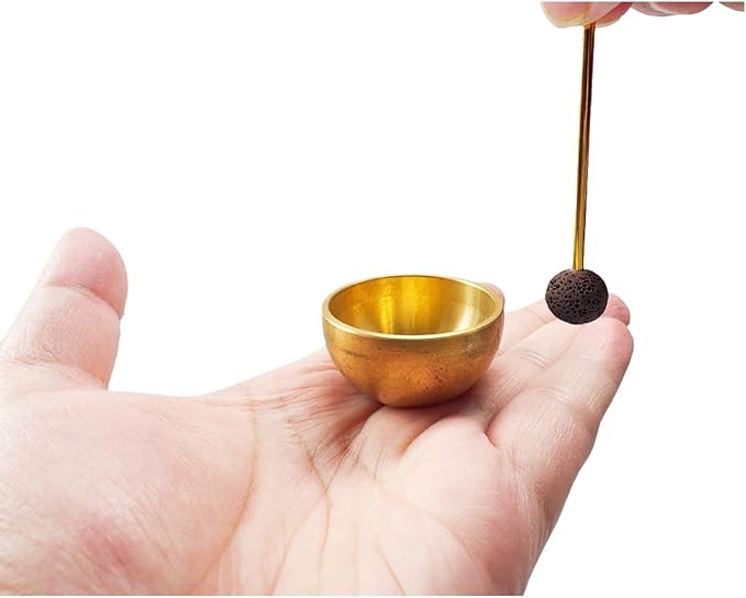 Mini Singing Bowl Set Meditation Sound Bowl for Yoga, Meditation & Relaxation, Mindfulness,Chakra Healing, Stress Relief, Self-Regulation, Unique Spiritual Gifts for Women and Men - Bloomnest