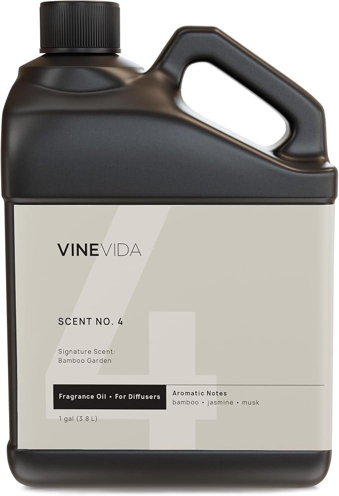 VINEVIDA [128 Fl Oz] Bamboo Garden Fragrance Oil for Cold Air Diffusers, Essential Oils for Diffuser Oil Refill & Air Freshener Room Spray - Bloomnest