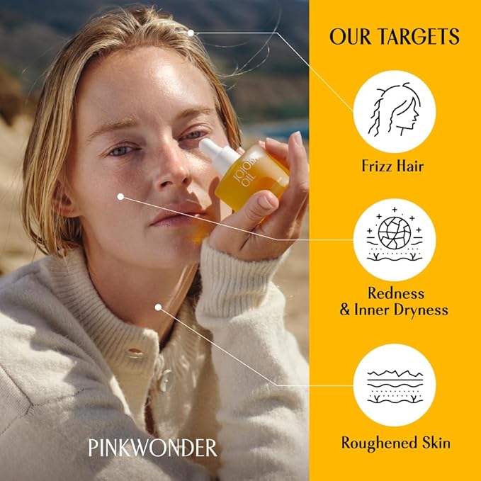 PINKWONDER USDA Organic Jojoba Oil | 100% Pure, Cold-Pressed Oil for Face & Facial Care, Gua Sha | Non-Greasy Korean Skin Care for Women 1.69oz (50ml) - Bloomnest