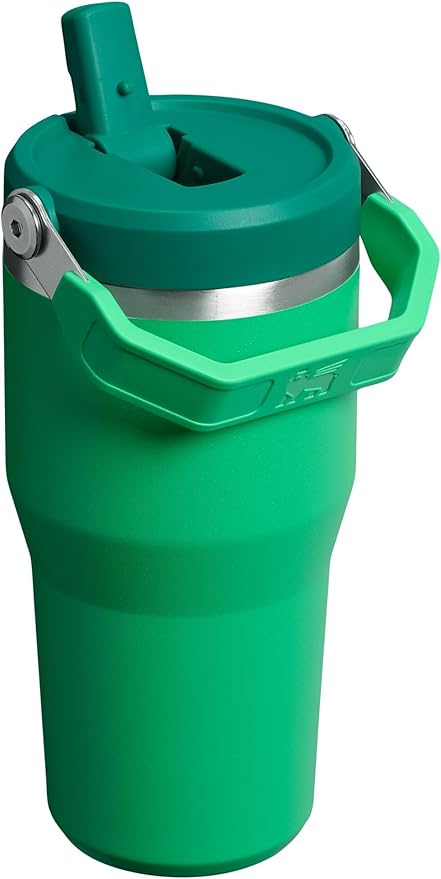 STANLEY IceFlow 2.0 Flip Straw Tumbler with Handle 20 oz | Twist On Lid and Flip Up Straw | Leak Resistant Water Bottle | Insulated Stainless Steel | BPA-Free | Meadow - Bloomnest