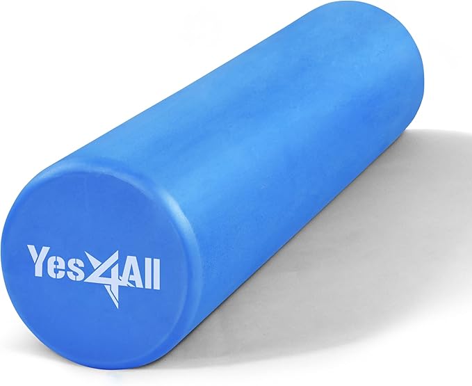 Yes4All EVA Firm Foam Roller for Back - Round Back Roller for Exercise, Yoga & Pilates 12/18/24/36 inch - Bloomnest
