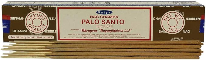 Satya Nag Champa Palo Santo Incense Sticks 15gmx3 Pack (45 GMS) Satya