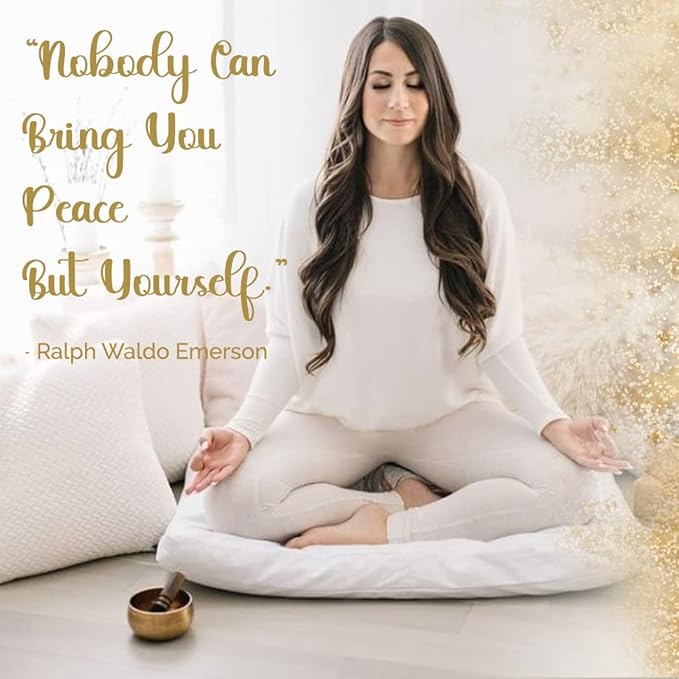 Tibetan Singing Bowl Set by Ohm Store — Hand Hammered Lingam Meditation Sound Bowl — Yoga, Chakra Balancing, Mindfulness, Stress and Anxiety Relief