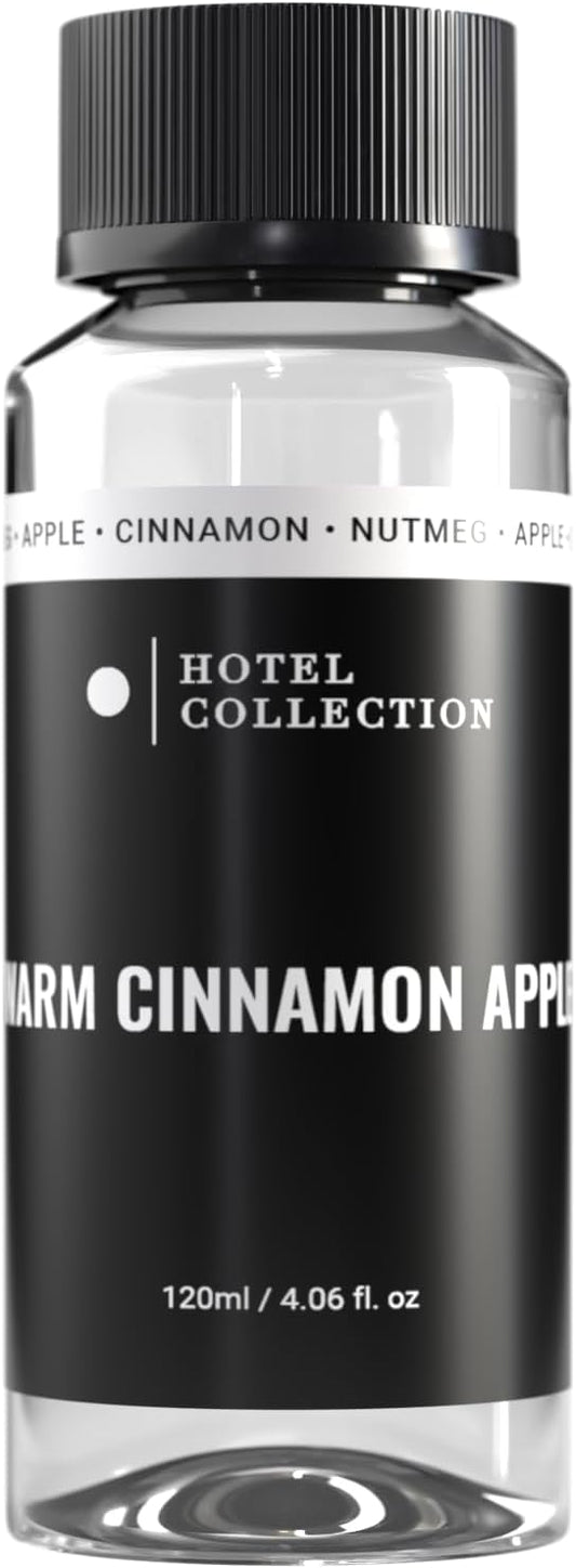 Hotel Collection Diffuser Oil - Warm Cinnamon Apple - Aromatherapy Essential Fragrance Oil - Cinnamon, Nutmeg & Apple - 120mL 4.1 Fl oz - Bloomnest