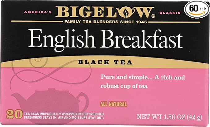 Bigelow Tea, 20 Bags - English Breakfast (3 Pack) - Bloomnest