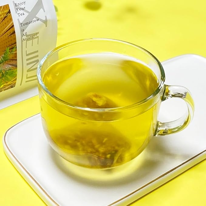 XIEJINJI Licorice Root Tea, 4.2g/Bags, Re-usable for Brew, Natural Sweet, No Sugar, No Caffeine, Aid in Digestion & Promote Respiratory Health, Eco-Conscious Tea Bags, Resealable Bag - Bloomnest