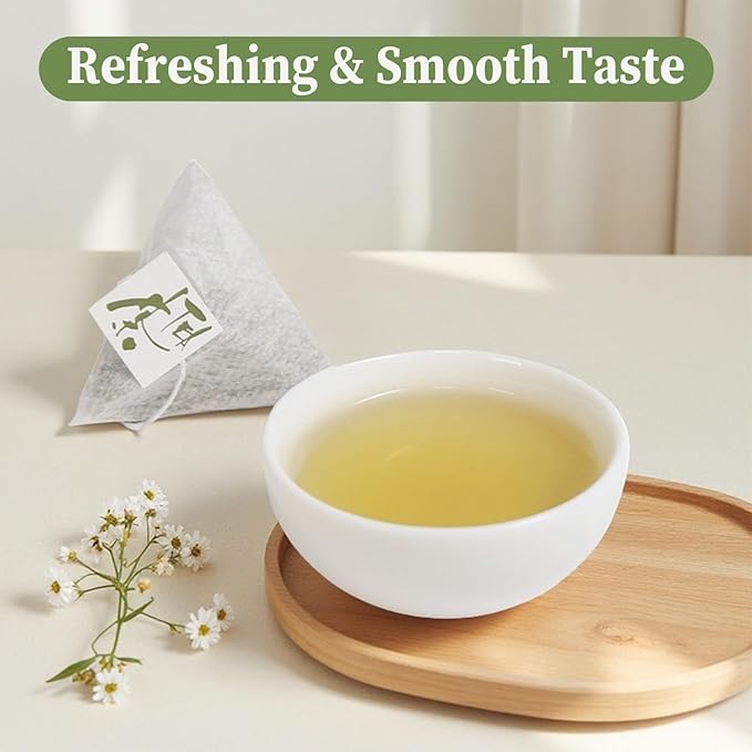 FullChea - White Mulberry Leaf Tea, 40 Teabags – 100% Pure Dried Mulberry Tea – Slightly Sweet & Refreshing - Non-GMO - Caffeine-Free - Support Wellness & Improve Digestion - Bloomnest