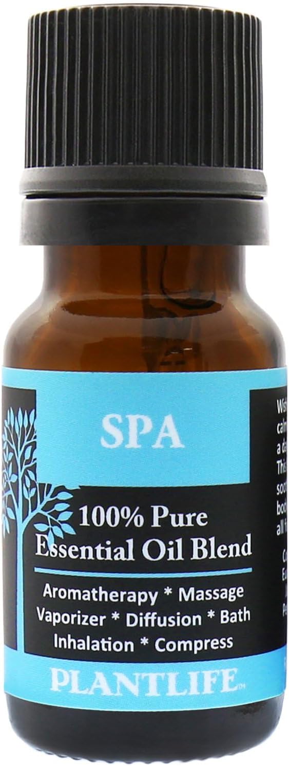 Plantlife Spa Aromatherapy Essential Oil Blend - Straight from The Plant 100% Pure Therapeutic Grade - No Additives or Fillers - Made in California 10 ml - Bloomnest