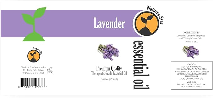 Lavender Essential Oil, 16 Ounce, Therapeutic Grade for Aromatherapy, Candle & Soap Making, Diffusers & Home, Lavender Oil - Bloomnest