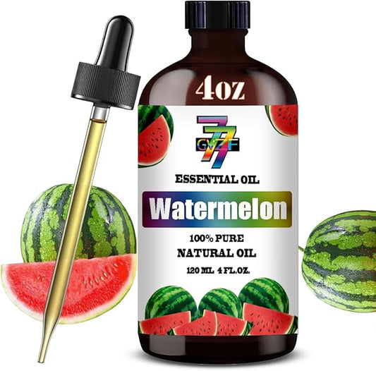 Watermelon Essential Oil (4 oz/120 ml) — Watermelon Oils for Aromatherapy, diffusers, humidifiers, Home fragrances, DIY Skincare, soap Making, DIY Candle Making, Relaxation, Yoga, and Meditation - Bloomnest