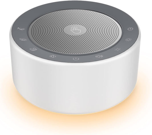 Kipcush Tibetan Meditation Bowl Sound Machine - 7 Different Sized Singing Bowls Sounds for Yoga, Meditation, Mindfulness, Chakra Healing, Sound Therapy and Stress Relief, Timer, Plug in