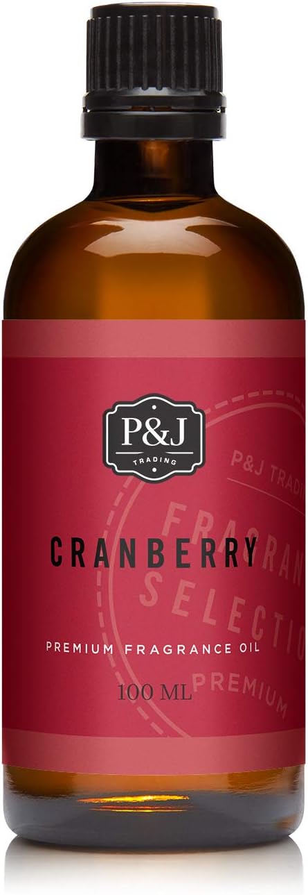 P&J Trading Fragrance Oil | Cranberry Oil 100ml - Candle Scents for Candle Making, Freshie Scents, Soap Making Supplies, Diffuser Oil Scents - Bloomnest