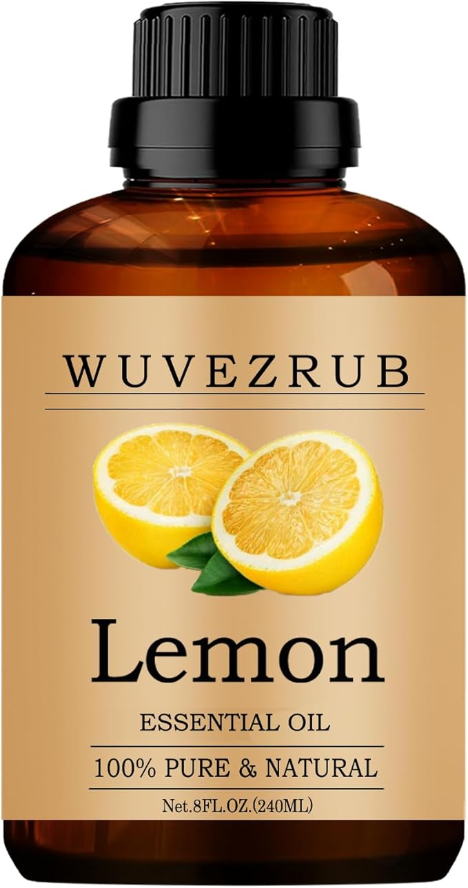 Lemon Essential Oil, 240ML Pure and Natural for Aromatherapy Diffuser - 8 Fl Oz - Bloomnest