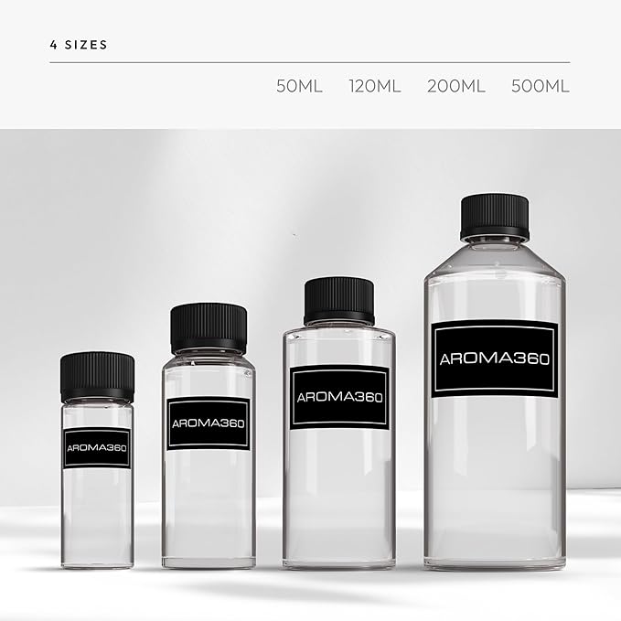 Aroma360 - Escapade Fragrance Oil Scent - Luxury Aromatherapy Scent Diffuser Oil - Hints of Lemon, Ocean, Bergamot, & Fragrant Jasmine - for Essential Oil Diffusers - for Home & Office - 120mL - Bloomnest