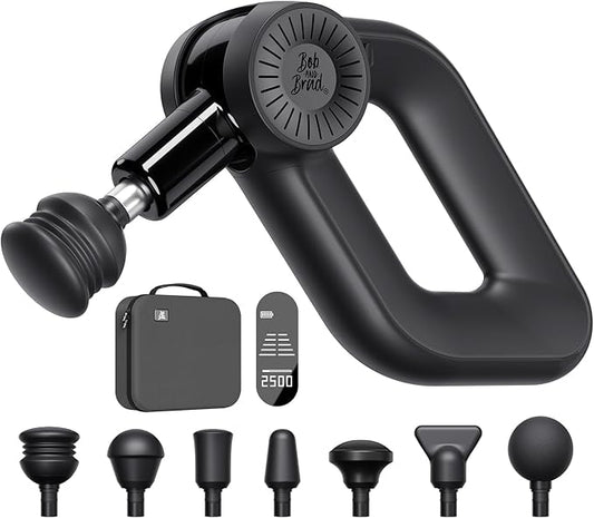 BOB AND BRAD D6 Pro Massage Gun Deep Tissue Percussion with 16mm Amplitude, Professional Muscle Massager for Athletes Pain Relief, Quiet Electric Back Massager, Gifts for Him - Bloomnest