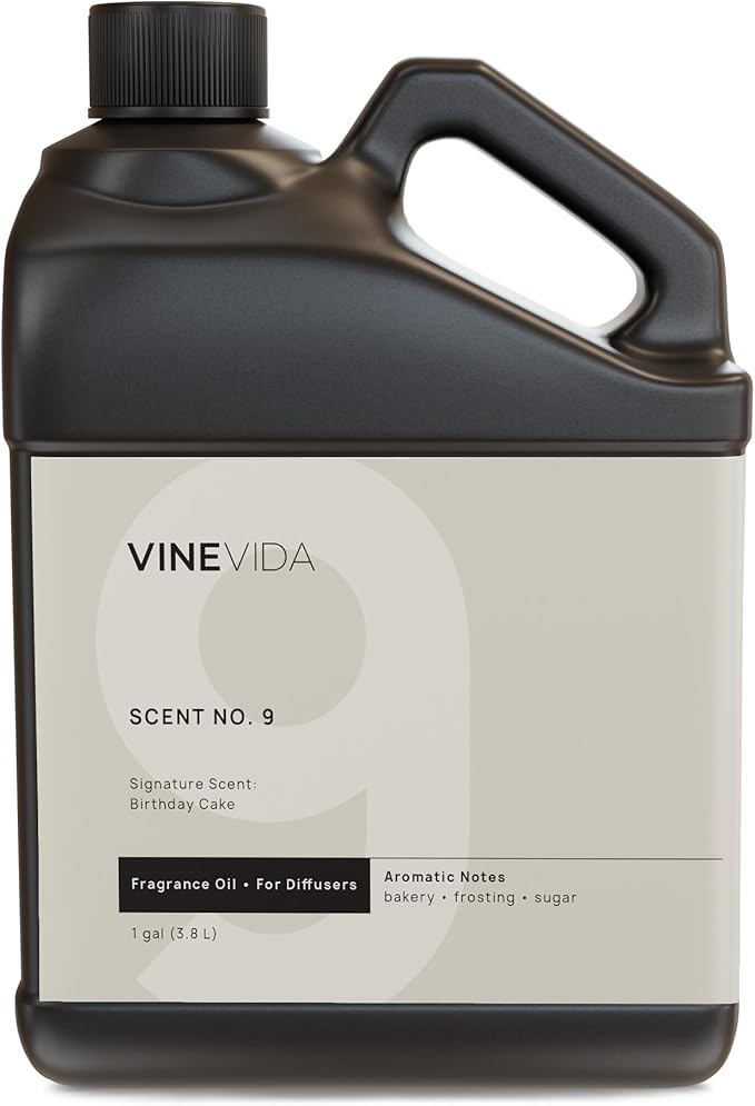 VINEVIDA [128 Fl Oz] Birthday Cake Fragrance Oil for Cold Air Diffusers, Essential Oils for Diffuser Oil Refill & Air Freshener Room Spray - Bloomnest