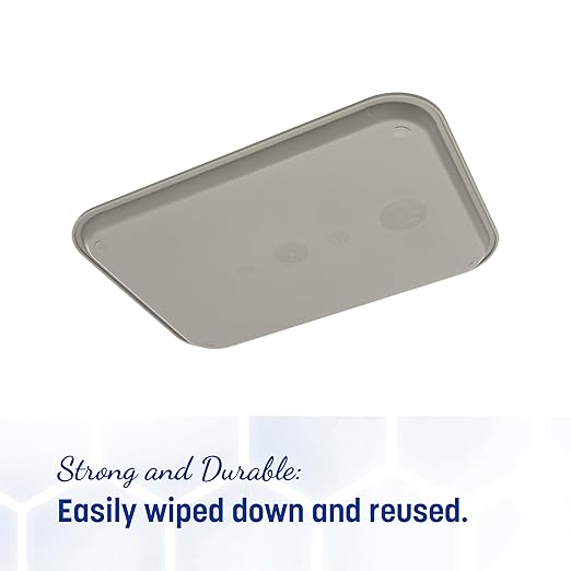 Carlisle FoodService Products CT121623 Café Standard Cafeteria / Fast Food Tray, 12" x 16", Gray - Bloomnest