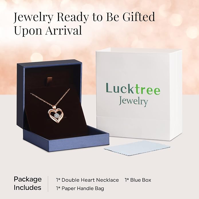 18K Rose Gold Necklaces for Women Birthday Gifts for Women Jewelry for Women Birthday Gifts for Wife Girlfriend Daughter Wife Birthday Gifts for Anniversary Mothers Day Christmas Valentines Gifts - Bloomnest