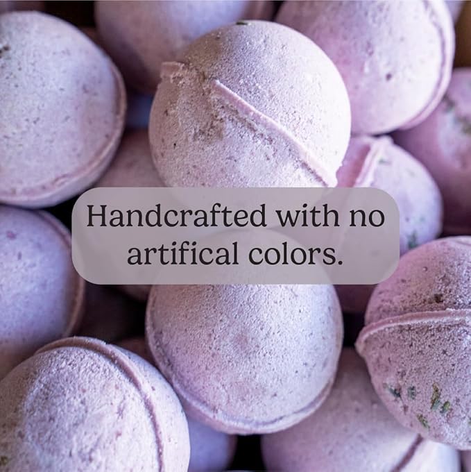 PACHA SOAP Co. Froth Bath Bomb, 3-Pack - Scents of French Lavender, Nourishing, Moisturizing, Naturally Derived & Handcrafted in The USA