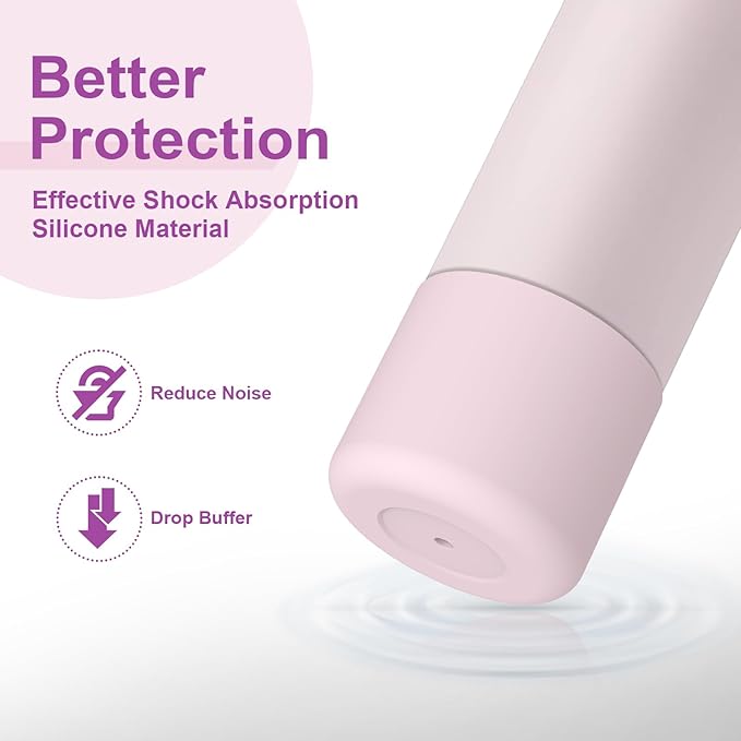 2PCS Silicone Water Bottle Boot for Owala 24oz 32oz 40oz, Anti-Slip Protective Sleeve Bottom Bumper Protector for FreeSip, Twist, and Flip Stainless Steel Water Bottles Alwenid