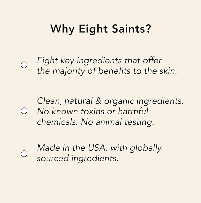 Eight Saints High Society Botanical Face Oil, Natural and Organic Anti Aging Facial Oil with Jojoba, Vitamin E, Marula, and Neroli, 1 Ounce - Bloomnest
