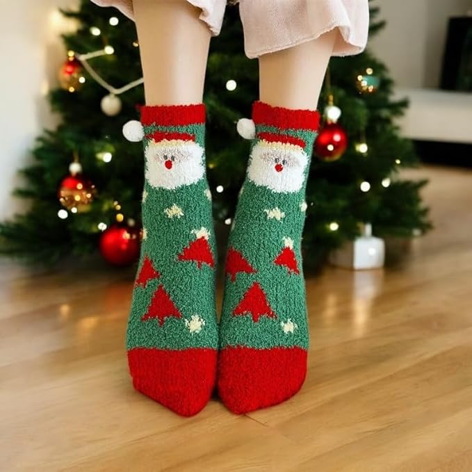 Natural Amor Christmas Spa Gifts for Women and Men,6 pcs Self Care Box Including Candle, Bath Salt, Socks, Thank You Gift - Bloomnest