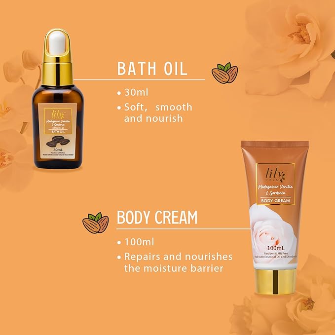 Valentines Day Gifts for Women - 17Pcs Vanilla Bath and Body Gift Basket Set for Women Spa Gift Baskets Spa Kit | Gifts for Christmas, Mothers Day, Birthday Gift, Self Skin Care Gift Sets for Her