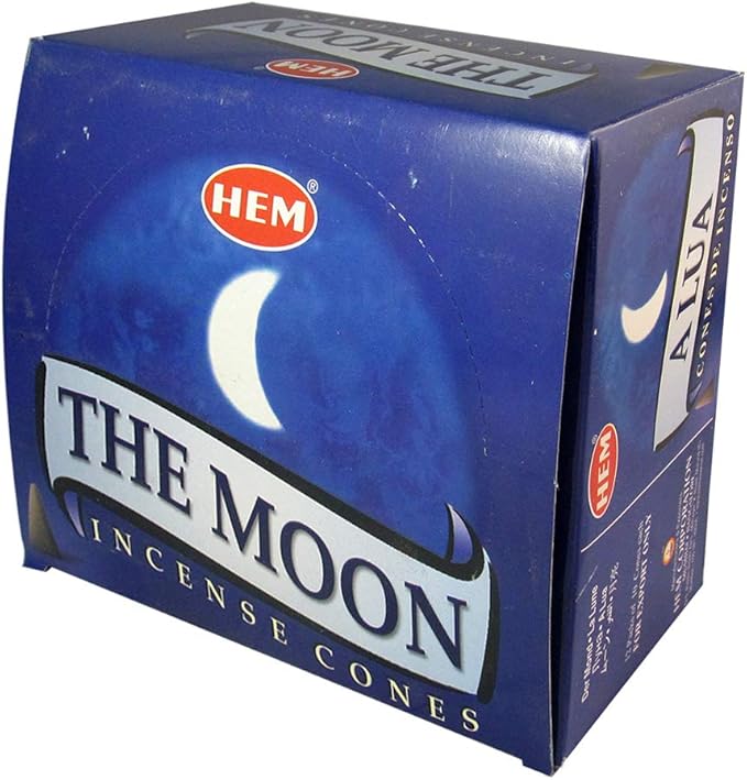 The Moon Incense Cones and Cone Incense Burner Bundle Insence Insense Hem Incense TRUMIRI
