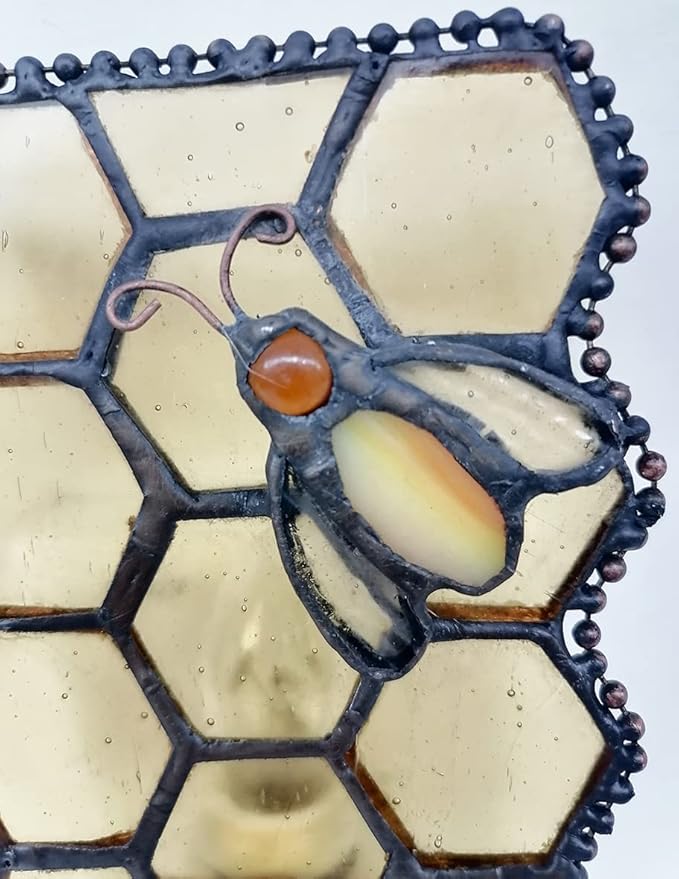 HUIMEIJU Tiffany Glass Night Light for Bedroom, Study, Aisle - Bloomnest