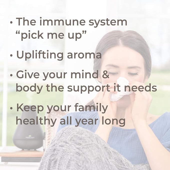 Plant Therapy Organic Immune Aid Essential Oil Blend 10 mL (1/3 oz) 100% Pure, Undiluted, Therapeutic Grade PlantTherapy