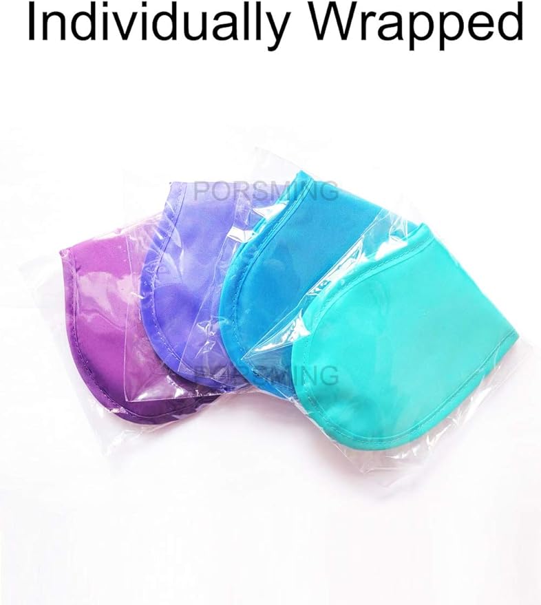 Eye Mask Sleep Masks Pack of 36 PorsMing Sleeping Mask Blindfold Eye Cover Team Building Games Party with Nose Pad and Adjustable Strap for Women Men Kids 4 Layers Colors (18 Color 36 Pieces) - Bloomnest