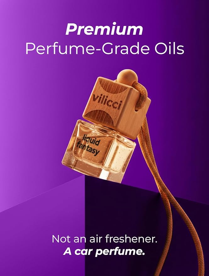 Vilicci Liquid Fantasy Car Air Freshener – Long Lasting Car Diffuser | Refreshing & Odor Eliminating Car Perfume | Vegan & Cruelty-Free Oil Ingredients | Lasts up to 120 days - Bloomnest