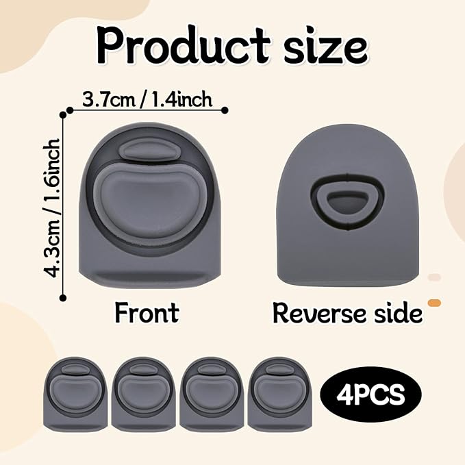 4pcs Replacement Stopper Seal Compatible with Owala FreeSip 24oz 32oz,Water Bottle Lid Insert Cap Silicone Seal Parts for Owala 16/19/24/32/40oz Spout Gasket Mouth piece Accessories F1 Frokolla