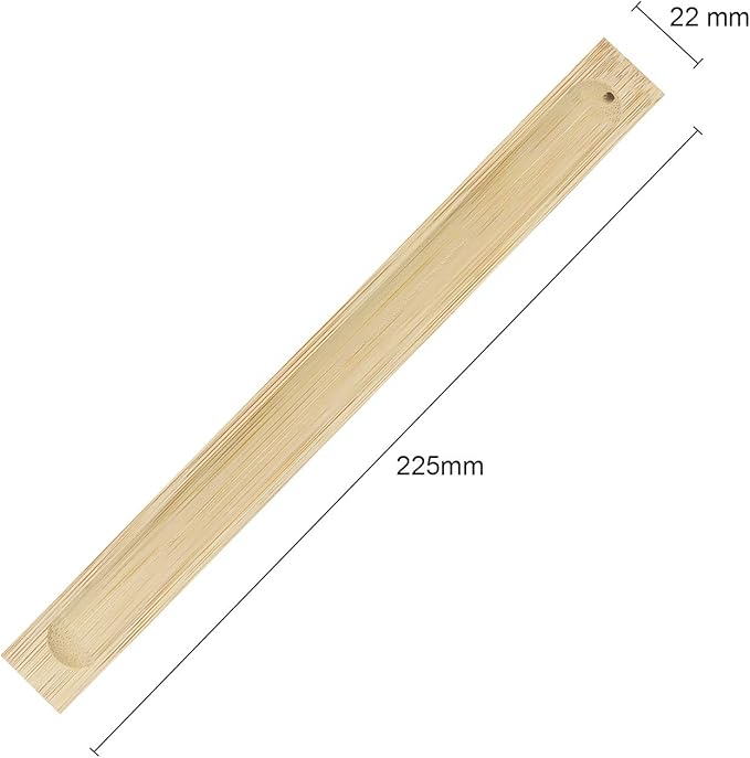 Bamboo Wood Incense Sticks Holder Incense Burner Ash Catcher (6 Pack) - Bloomnest