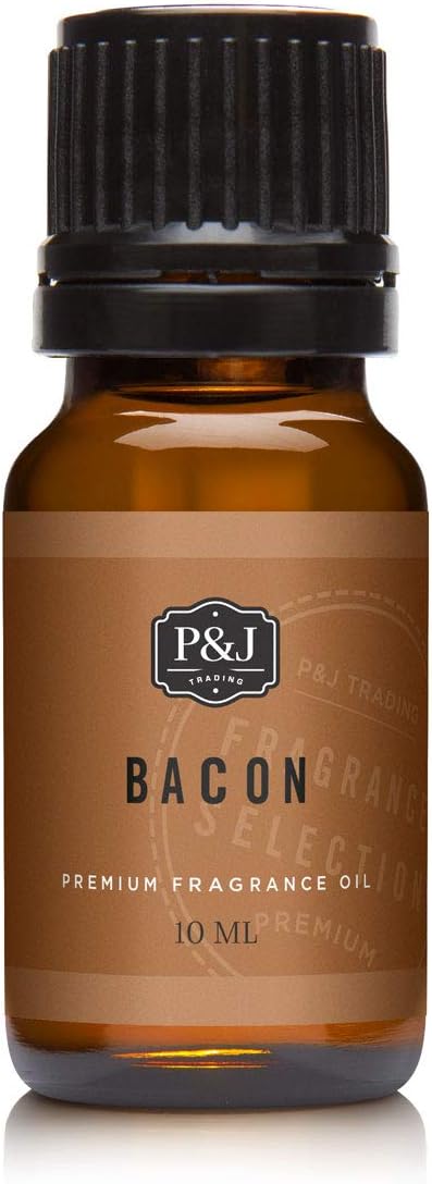 P&J Trading Fragrance | Bacon Oil 10ml - Candle Scents for Candle Making, Freshie Scent, Soap Making Supplies, Diffuser Oil Scents PJTrading