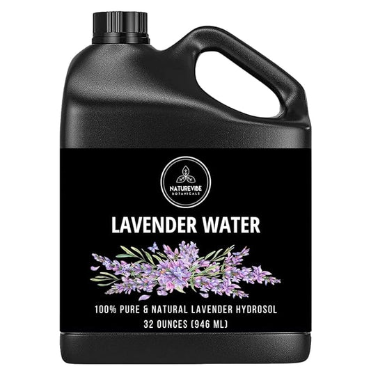 Naturevibe Botanicals Lavender Water 32 Ounces | 100% Pure and Natural | Great for Skin Care and Hair Care - Bloomnest