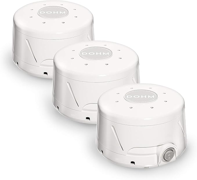 Yogasleep Dohm Classic (3 Pack) The Original White Noise Sound Machine, Soothing Natural Sounds from a Real Fan, Sleep Therapy for Adults & Baby, Noise Cancelling for Office Privacy & Meditation - Bloomnest