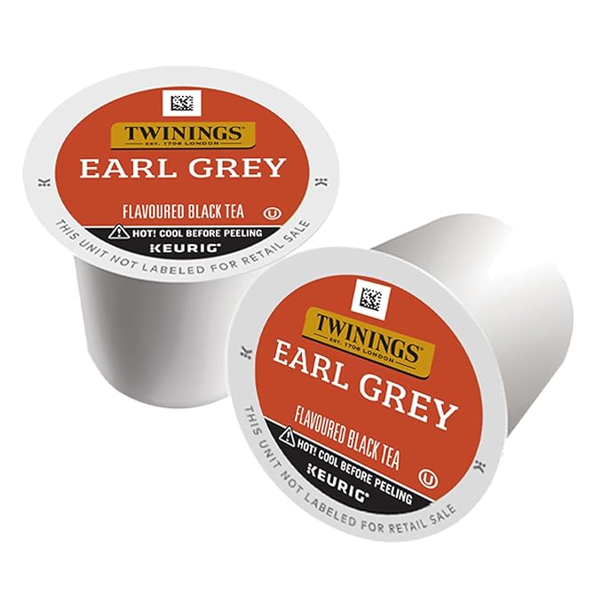 Twinings Earl Grey Black Tea K-Cup Pods for Keurig, 56 Count (Pack of 1), Flavoured with Citrus & Bergamot, Caffeinated, Enjoy Hot or Iced - Bloomnest