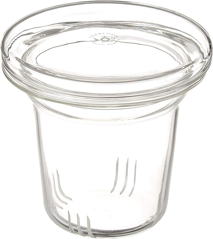 Teabloom Universal Glass Tea Infuser with Dual-Purpose Lid/Coaster – Hygienic, Non-Toxic Glass Filter for Loose Tea Leaves – Lead-Free & Cadmium-Free – Tea Purist's Choice - Bloomnest