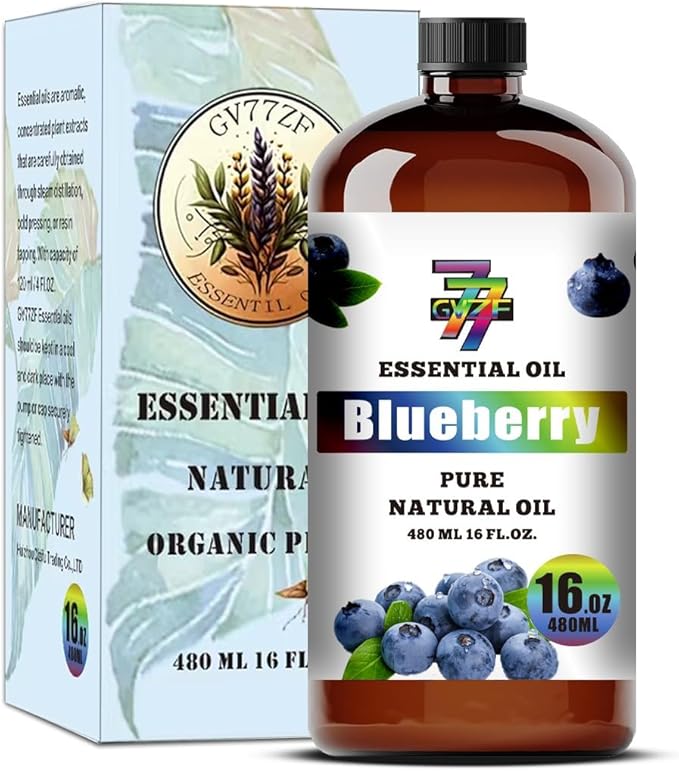 Blueberry Essential Oil (16 oz / 480 ml) – Blueberry Oils for diffusers, humidifiers, Home Baths, Cleaning Products, Yoga, DIY Soaps and DIY Scented Candles - Bloomnest