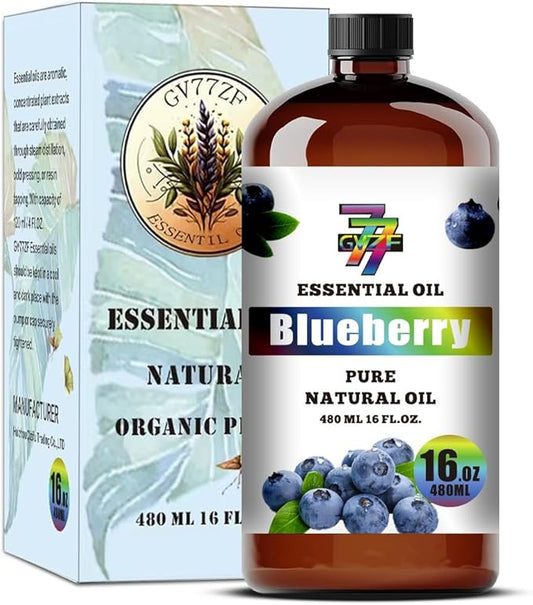 Blueberry Essential Oil (16 oz / 480 ml) – Blueberry Oils for diffusers, humidifiers, Home Baths, Cleaning Products, Yoga, DIY Soaps and DIY Scented Candles - Bloomnest