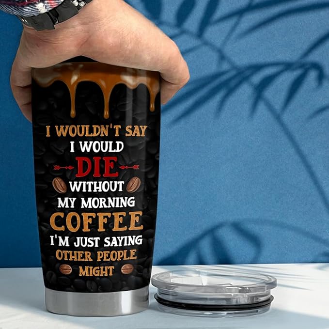 SANDJEST Personalized Dragon Tumbler Funny Dragon Coffee 20oz 30oz Tumblers with Lid Gift for Coffee Lovers Dragons Love Women Girl Friends Christmas Birthday - Bloomnest