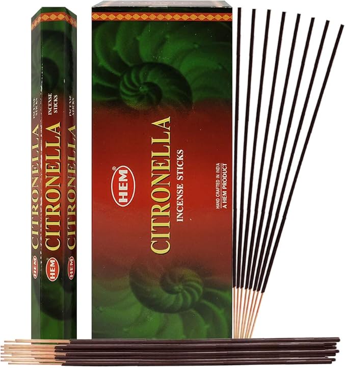 Citronella Incense Sticks and Incense Stick Holder Bundle Insence Insense Hem Incense Sticks TRUMIRI