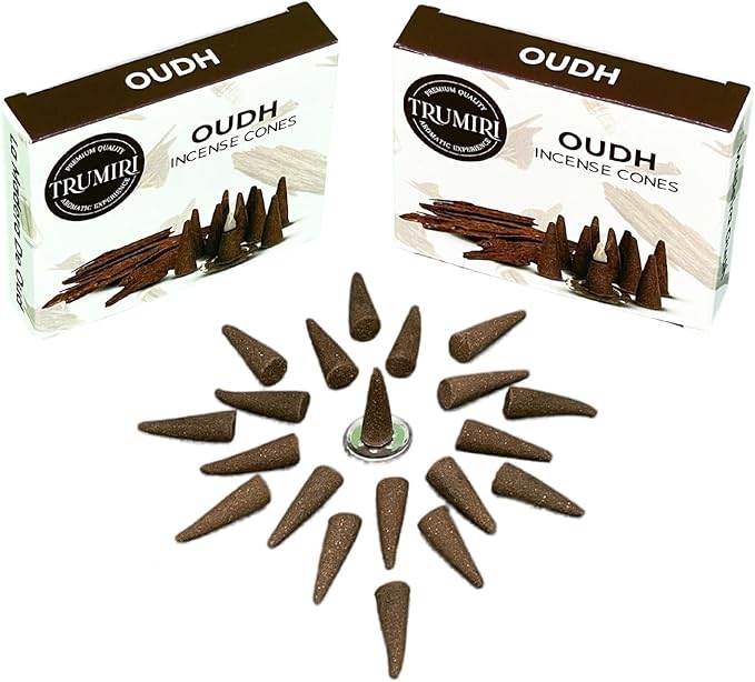 Oud Incense - 60 Cone Incense - Six Packs of 10 TRUMIRI