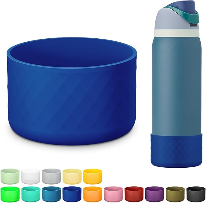 Silicone Boot for Owala Water Bottle 24 oz 32 oz 40 oz, Anti-Slip Protective Sleeve for FreeSip/Twist/Flip Stainless Steel Water Bottles Accessories BEONSKY