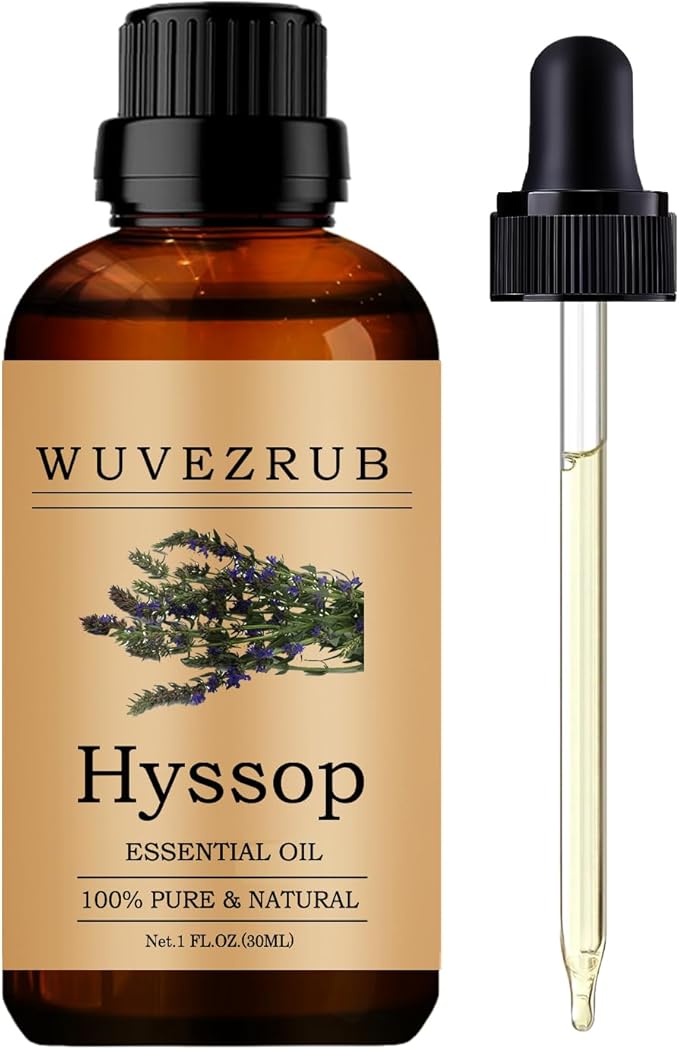 Hyssop Essential Oils, 30ML Pure and Natural Essential Oil for Aromatherapy Diffuser - Hyssop / 1 Fl Oz - Bloomnest