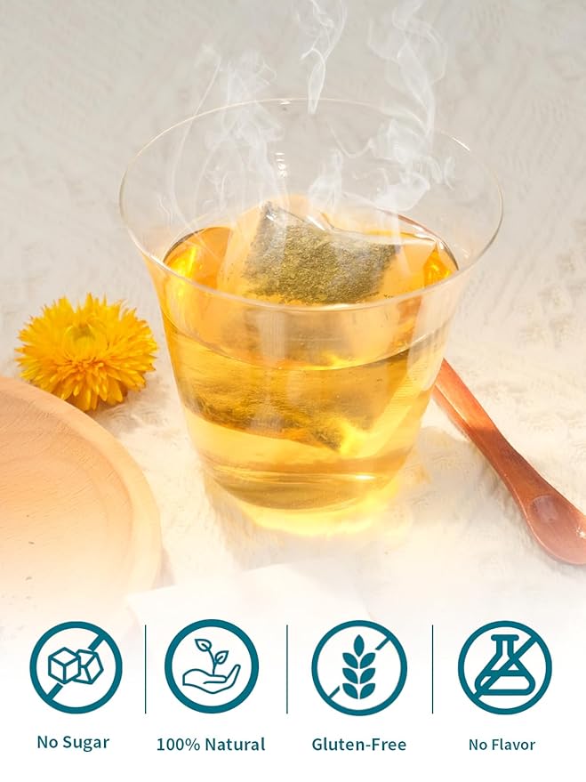 TeeLux Lemon Balm Tea Bags, Pure & Natural Lemon Balm Herbal Tea, Lemony & Citrusy Flavor, Caffeine Free, 100 Count - Bloomnest