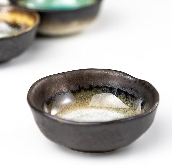 Asayu Japan Incense Gift Set - Sandalwood Scent Collection - Ceramic Holder + 5 Sandalwood Blends (20g Each) - Made in Japan - for Yoga, Meditation & Relaxation